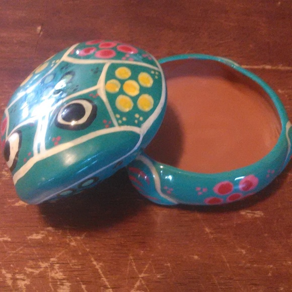 Frog Ceramic Container - Picture 2 of 2